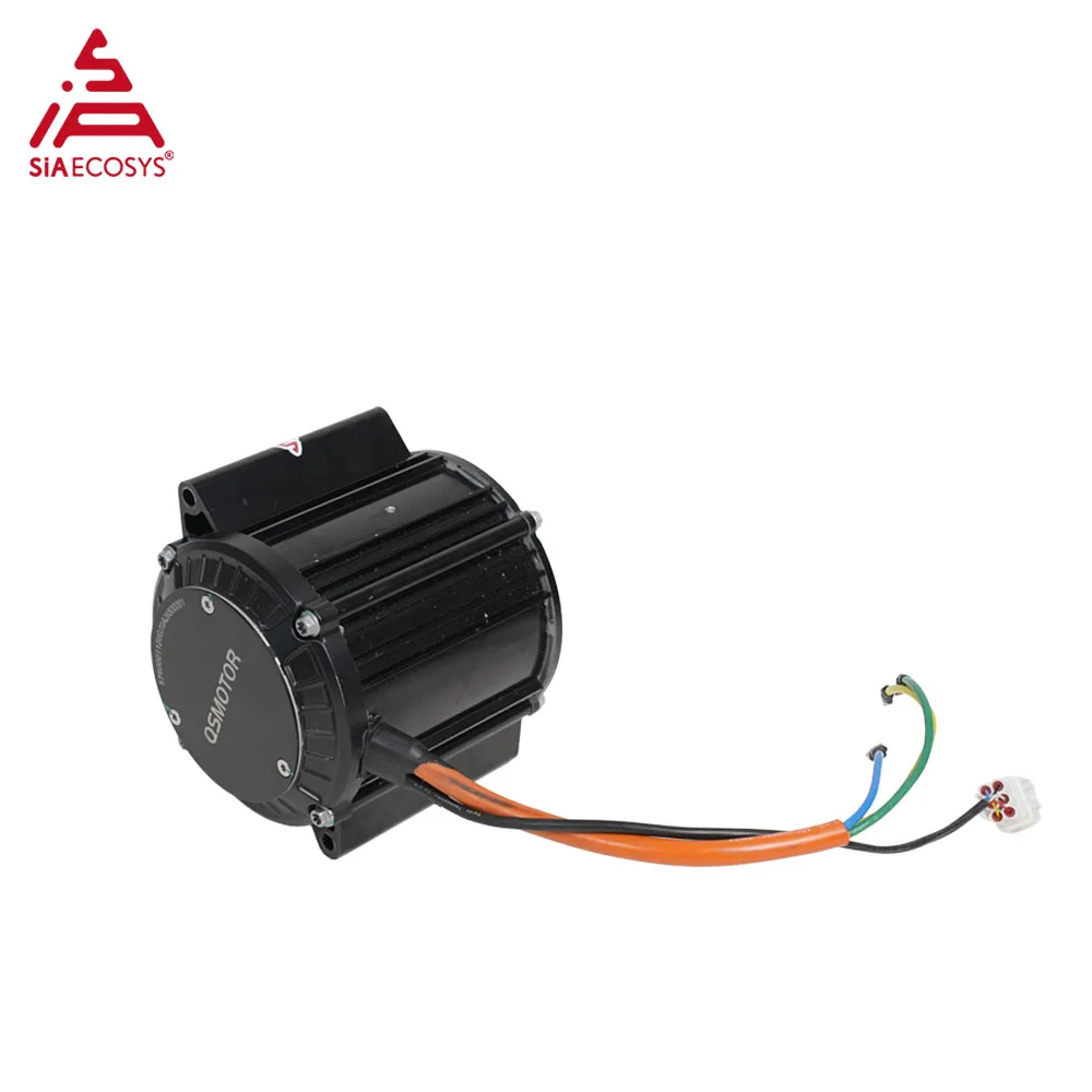 New arrival QSD128A-60 2500W 72V Rated PMSM Encoder Mid Drive Motor for E-motorcycle
