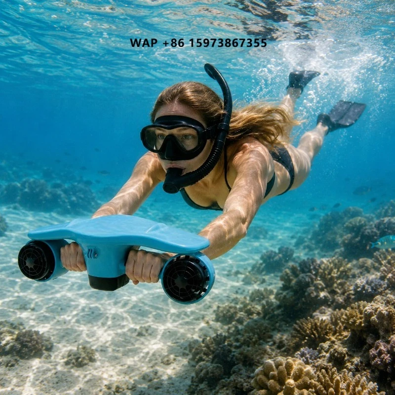 

Lightweight Portable Underwater Booster Electric Sea Scooter with 4-7km/h Speed & 5200mAh Battery for Swimming & Water Sports