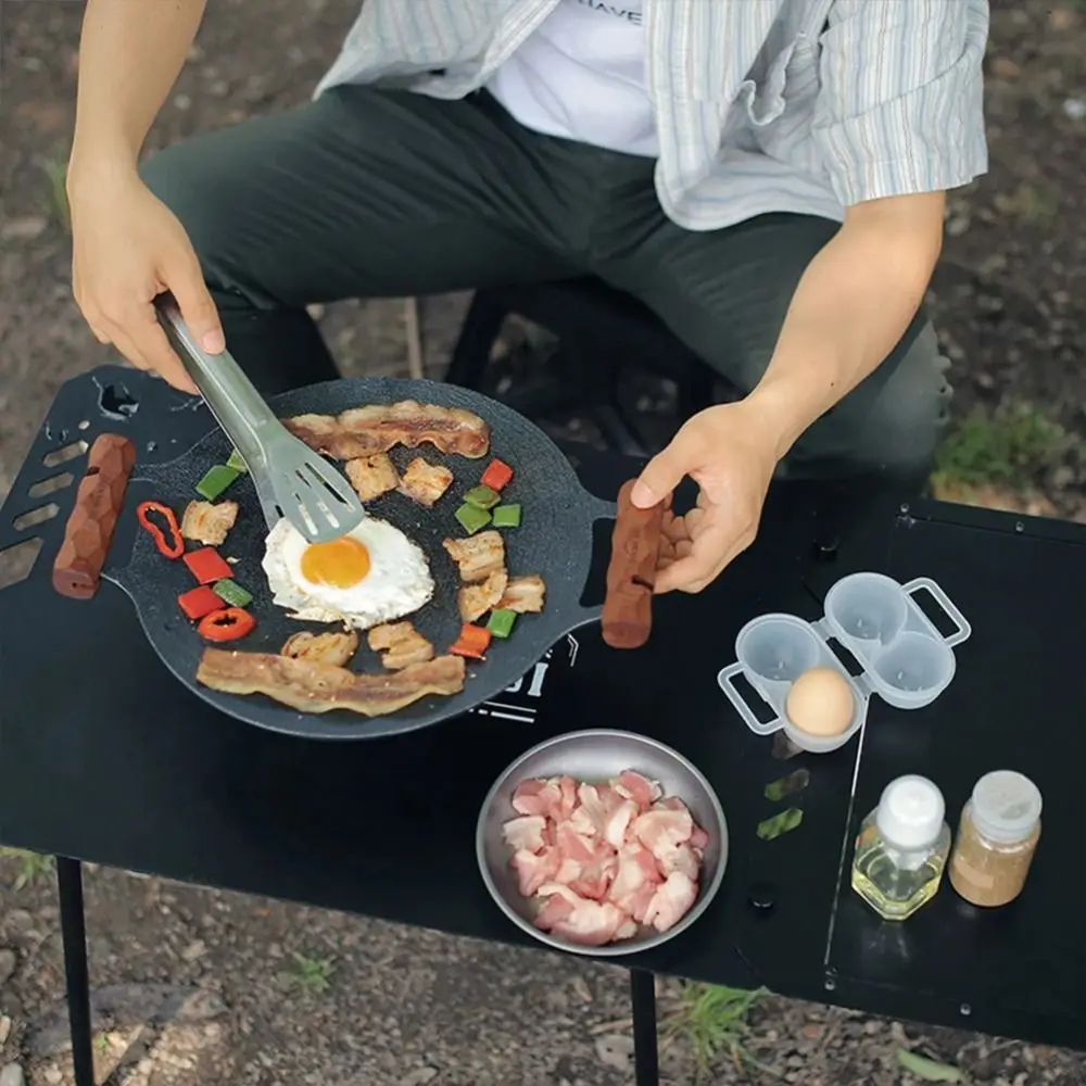 Protective Two Compartment Outdoor Egg Box Shockproof Drop Resistant Egg Storage Box Transparent Portable Egg Tray Camping