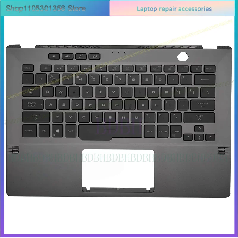 New For ROG Zephyrus GA401 GA401U GA401M Upper Case Palmrest Cover KB Bezel W/backlit keyboard Gary