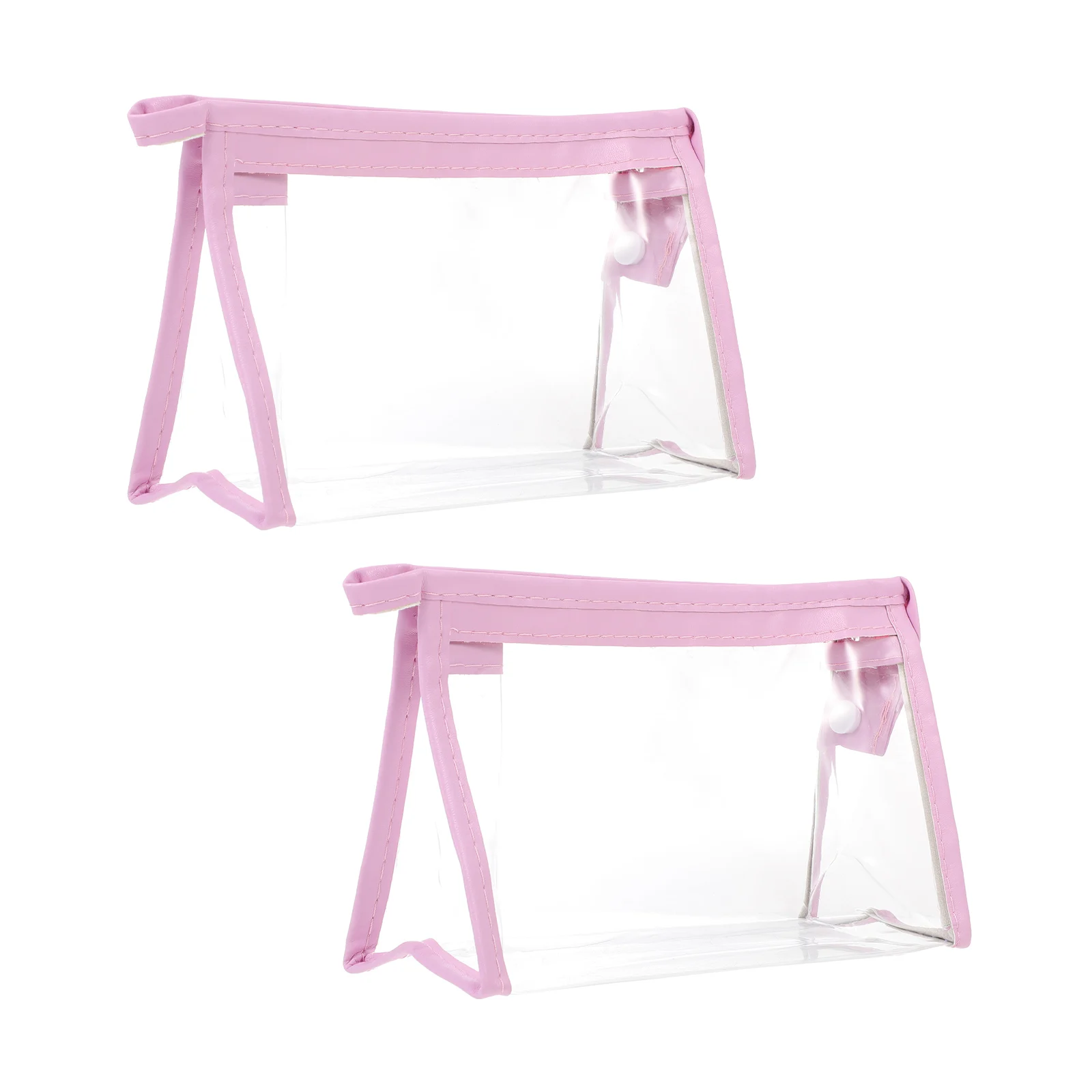 

Pencil Case Large Capacity Triangular Transparent Portable Bag Storage Box for Students Teachers Pen Pencil Container Stationery