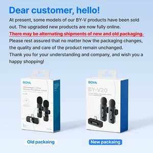 BOYA BY-V WIRE WITHOUT PROFESSIONAL LAVALIER MINI LAPEL MICROPHONE Condenser MIC Noise Reduction for iPhone Android Ipad Live Transmission Games Recording Piano Recording Smartphone 8 Main Sales Wireless Boya Microphone - №1