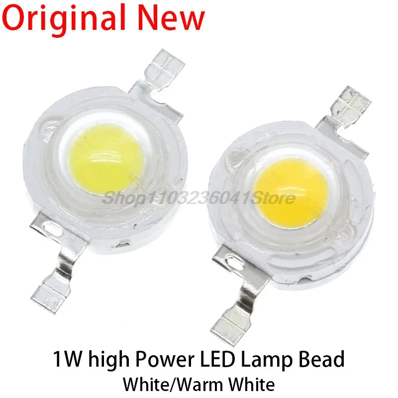 10PCS led 1W White 100-120LM LED Bulb IC SMD Lamp Light Daylight warm white High Power 1W LED Lamp bead