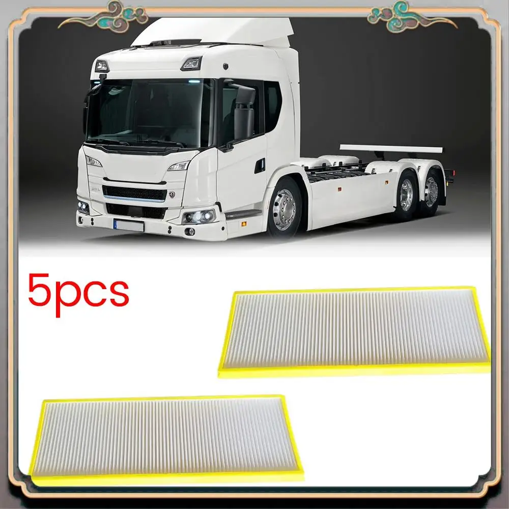 Reliable-5Pcs A/C Filter For Scania Trucks SCE 1913500 Interior Air Filter