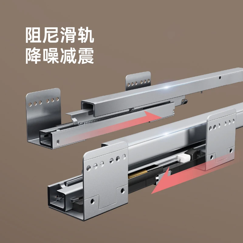 304 الفولاذ المقاوم للصدأ سلة سحب خزانة المطبخ التوابل درج مزدوج نوع طبق رف الشريحة السكك الحديدية وعاء تخزين سلة #4