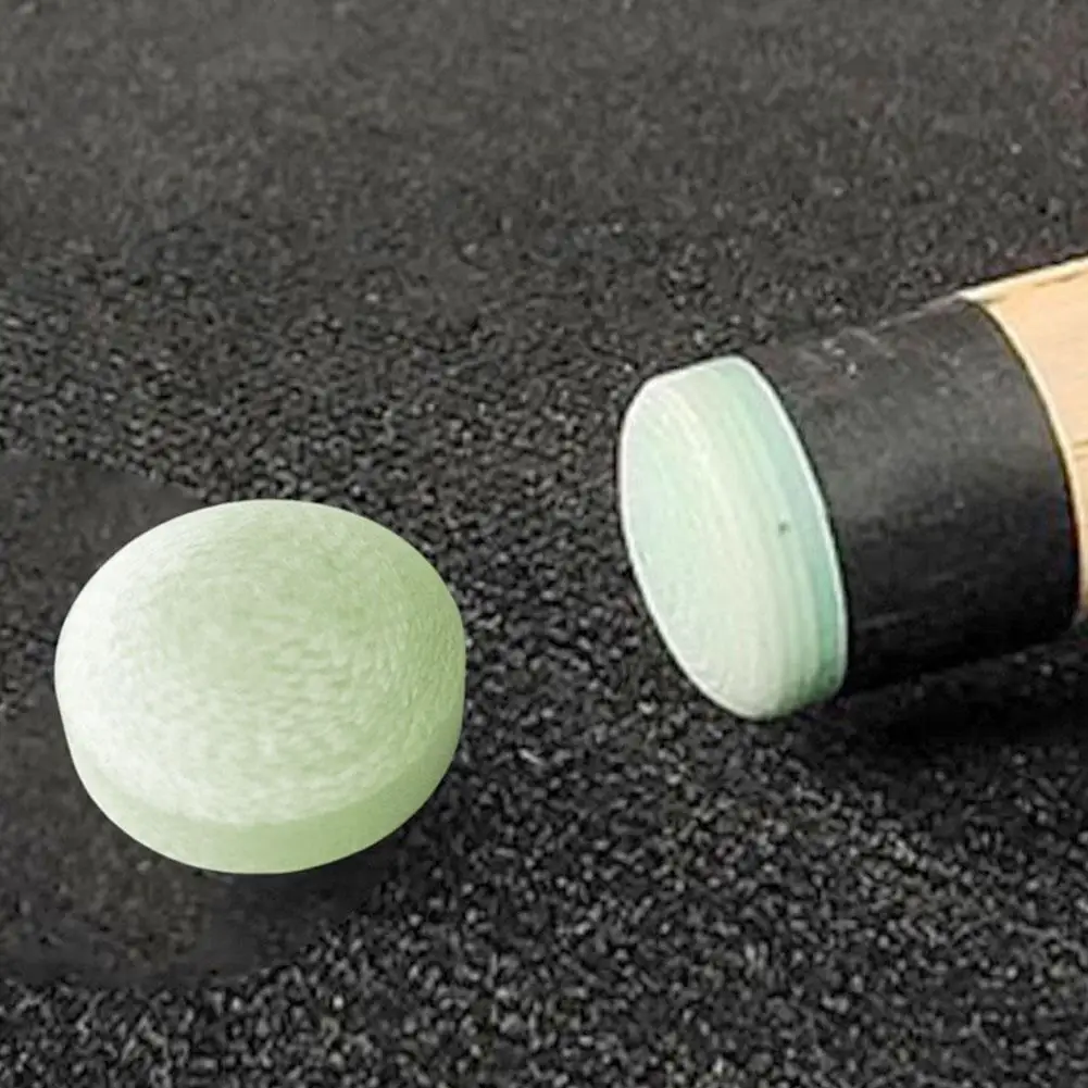 9.5-14mm Billiard Cue Heads Strong Hardness Stick Tip Replacement Head Slip-on Billiards Cue Tips Protector Snooker Accessories