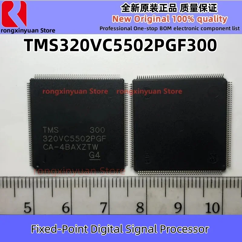 

1-5Pcs/lot TMS320VC5502PGF300 TMS320VC5502PGF 320VC5502PGF LQFP176 Fixed-Point Digital Signal Processor 100% New original