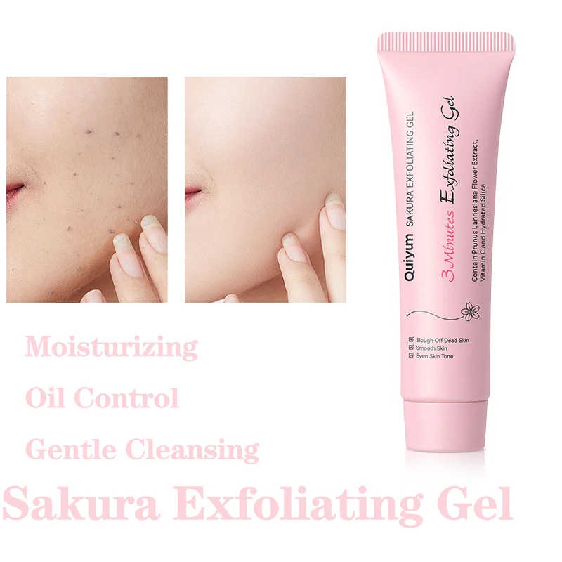 

Sakura Exfoliating Gel Facial Deep Cleansing Scrub Remove Dead Skin Whitening Exfoliation Repair Pore Body Care