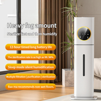 8L Big Capacity Humidifier with LED Display for Whole Room Smart Control Ultra  Cool Mist Humidifier for Home Office