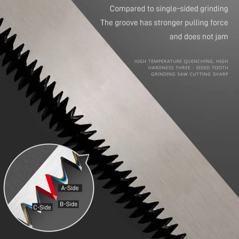 Imagem -02 - Mão Pequena Folding Saw Banda de Carpintaria Agregado Familiar Jardim Fruta Árvore Exploração ao ar Livre Serrar Rápido F50