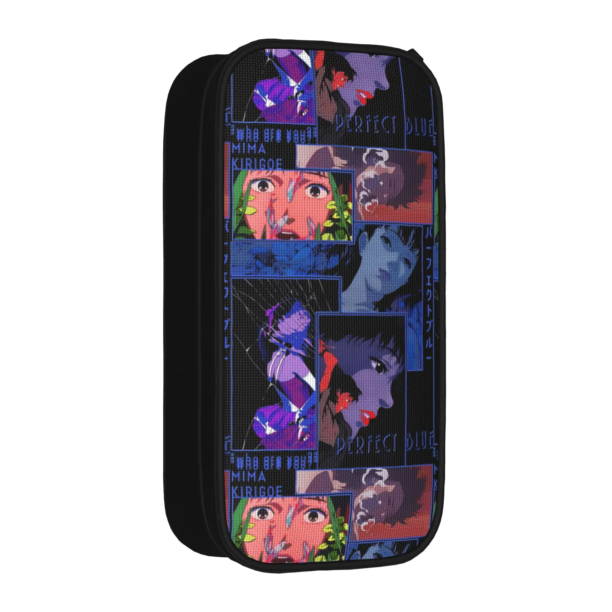 

Anime Films Japan Manga Perfect Blue Pencil Case Fun Pen Holder Bags Kids Big Capacity Students School Gifts Pencilcases