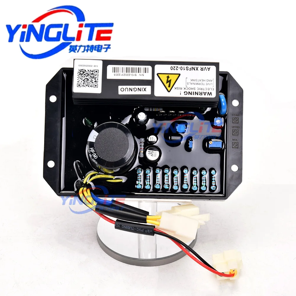 XNFS10-220 AVR Single-phase voltage regulator 7-wire Changchai CC16000E3D diesel generator regulator XNFS10-380 AVR