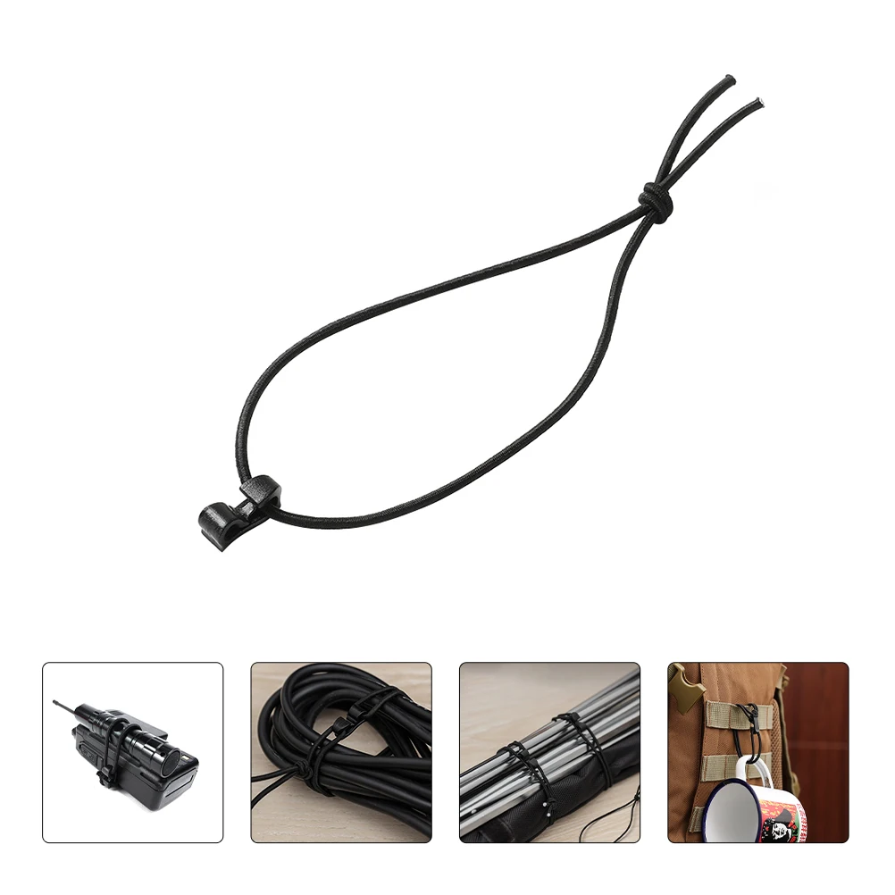 

10 Pcs Mini Buckle Hook Fastener Webbing Strap Fasteners Bungee Cord Gear Clip Nylon