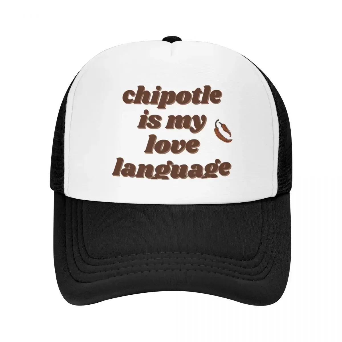 Chipotle is my Love Language Baseball Cap Rave Beach Bag Custom Cap For Women Men's