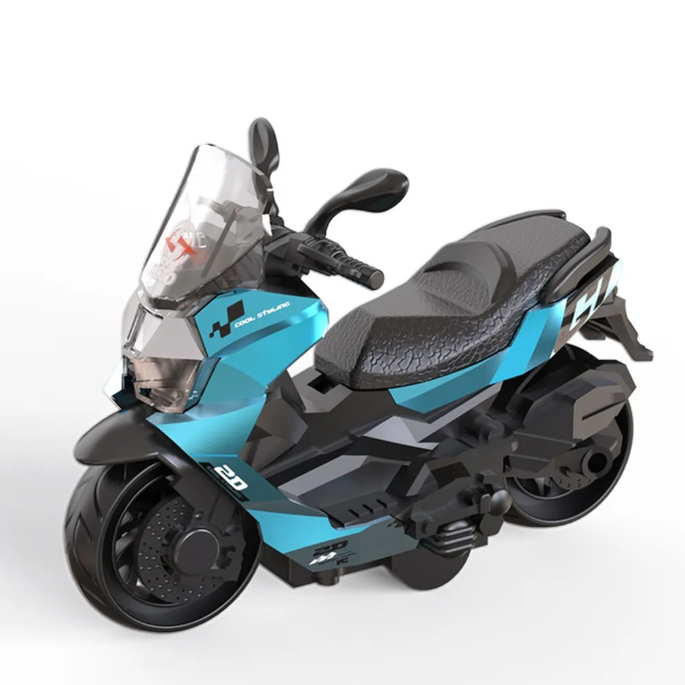 Modèle de moto en alliage Miniature, véhicule moulé sous pression, jouet de Simulation de moto, jouet de moto à inertie en alliage, jouet de traction