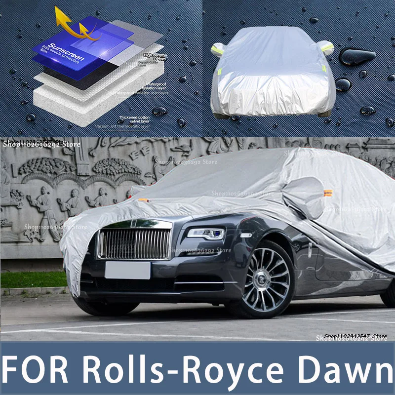 

For Rolls-Royce Dawn Outdoor Protection Full Car Covers Snow Cover Sunshade Waterproof Dustproof Exterior Car accessories