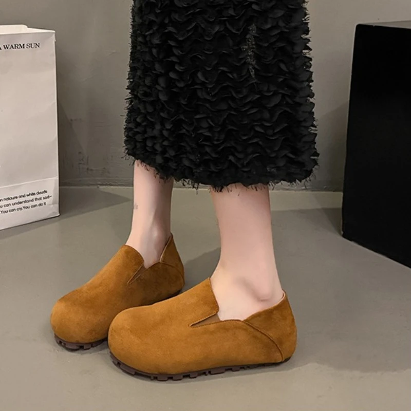 新しいスタイルの女性のファッション女性のカジュアルな通気性のあるシングル快適な耐摩耗性の高品質の売れ筋シングルシューズ