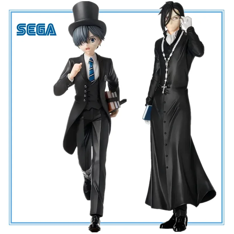 

Original SEGA Luminasta Black Butler Ciel Phantomhive Sebastian Michaelis Anime Figures Action Figurine PVC Toys Figure Model