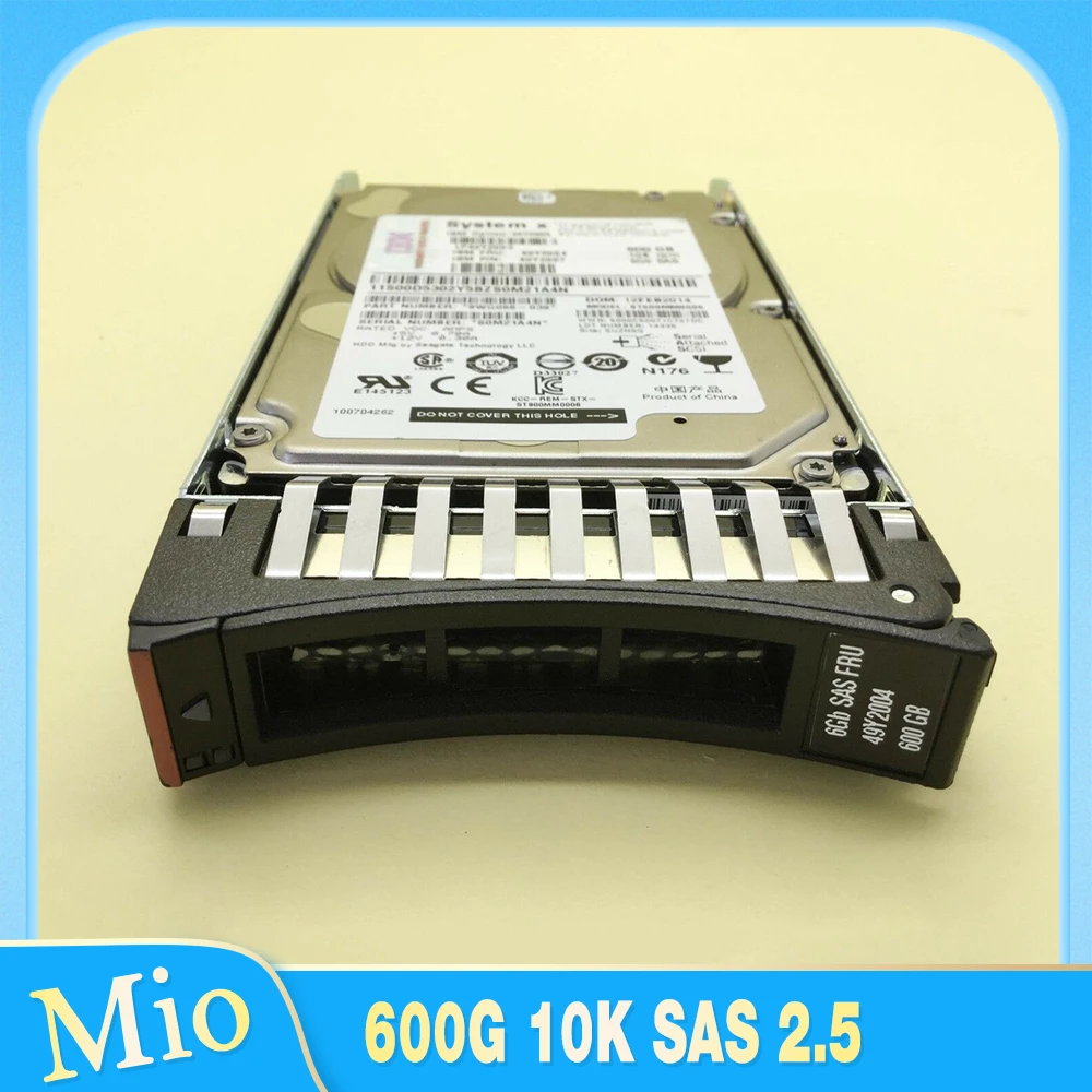 

HDD For IBM Server Hard Disk 600G 10K SAS 2.5" Hard Drive 49Y2003 49Y2004 90Y8872 90y8873