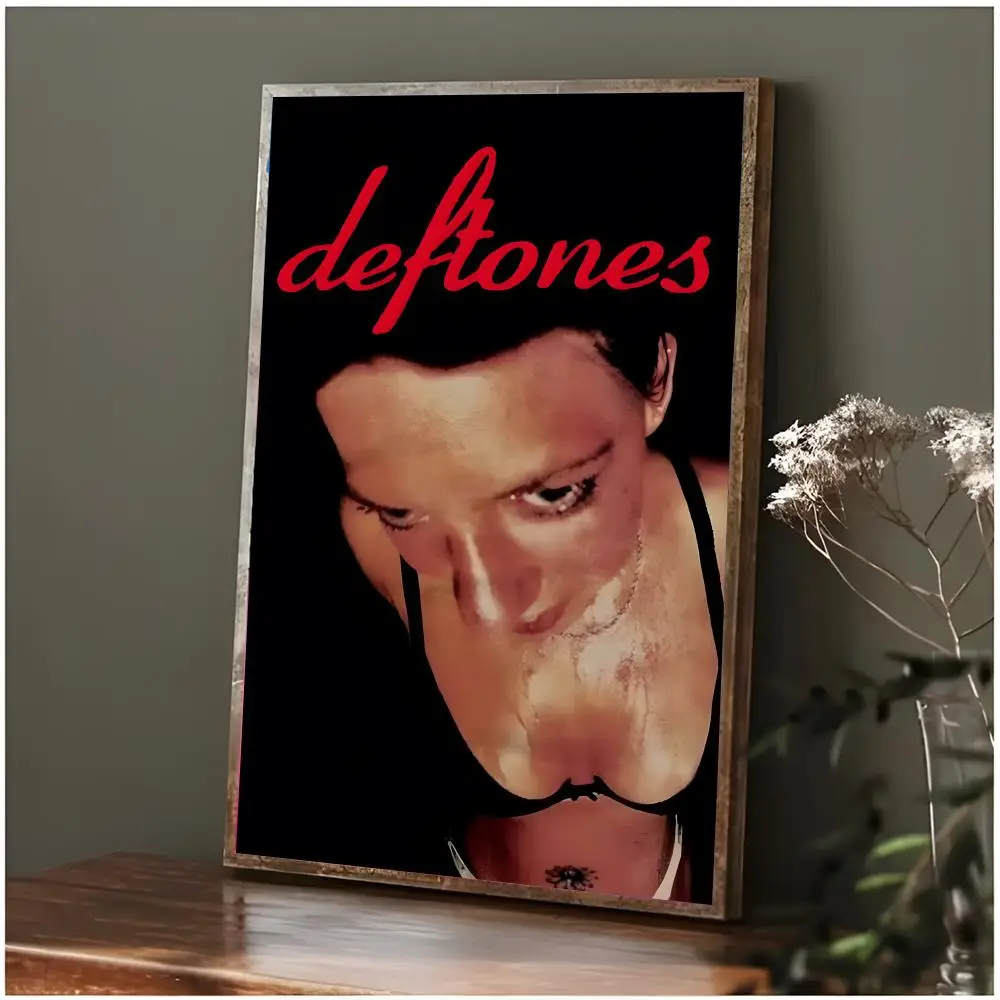 Band Metal D-Deftones Band Poster Modern Wall Art Bedroom Living Room Print Unframed
