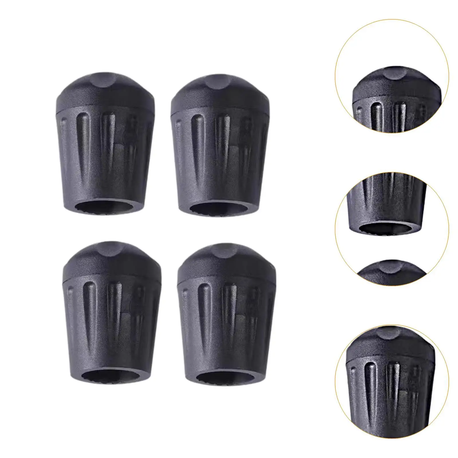 

Комплект из 4 черных резиновых накладок на ножки стульев, предотвращающих царапины, нескользящие, для дома, сада, рыбалки, патио, офиса