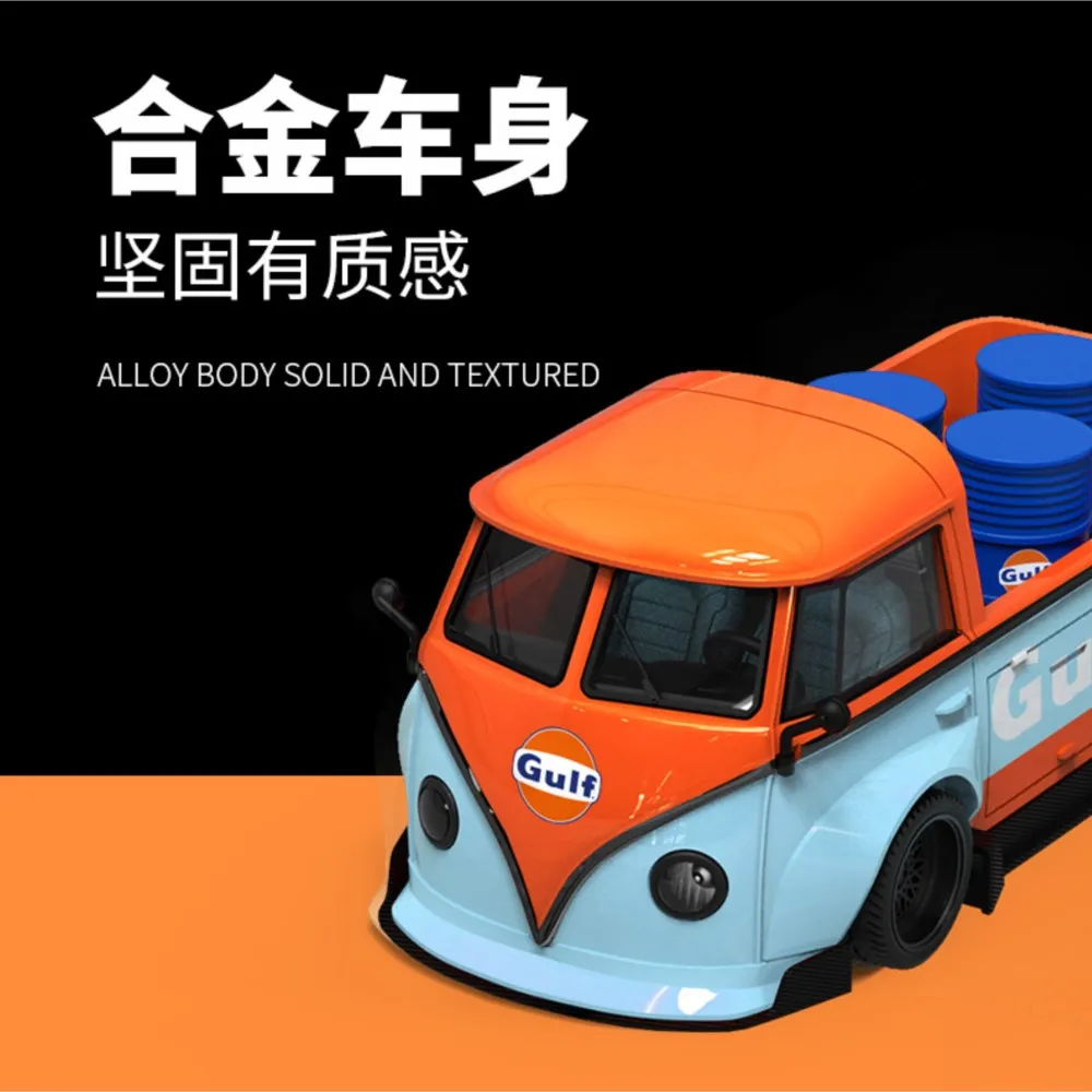 Time Micro TM 1:64 T1 성인 취미 밴 픽업 트럭 차량 다이캐스트 모델 자동차