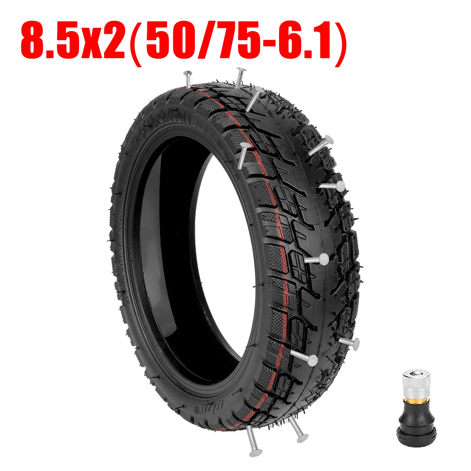 Ulip 8 1/2x2 Self-healing Tubeless Tire For Xiaomi M365 1S Pro Electric Scooters Tire Upgrade Thickened off-road tires 50/75-6.1