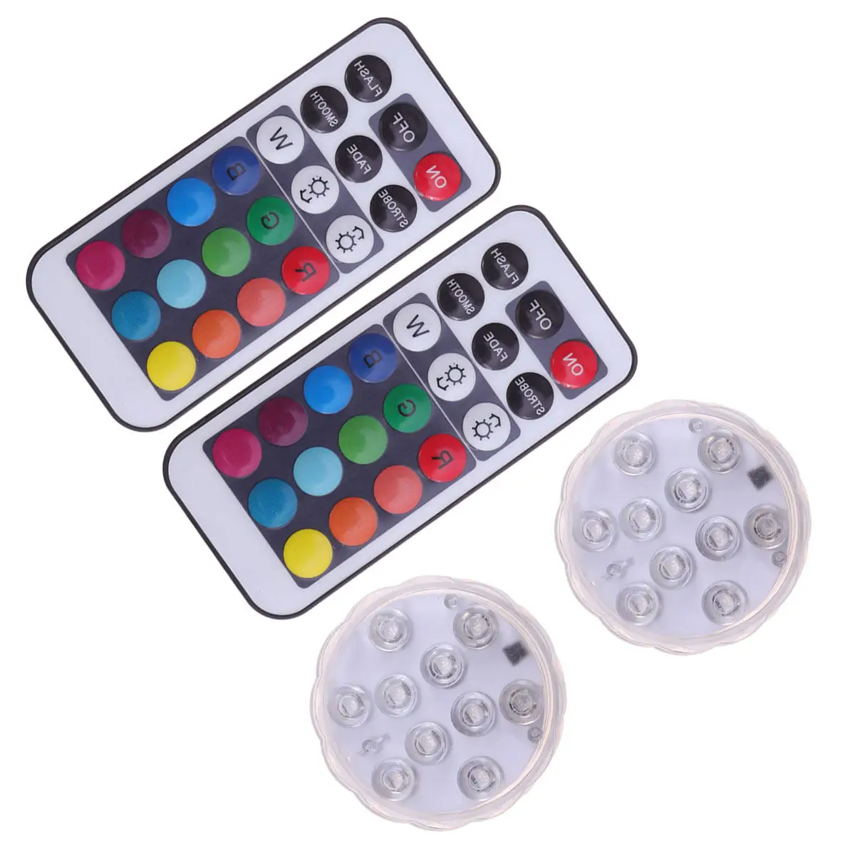 

2 шт. светодиодных плавающих водонепроницаемых светильников для бассейна с изменяющимся цветом