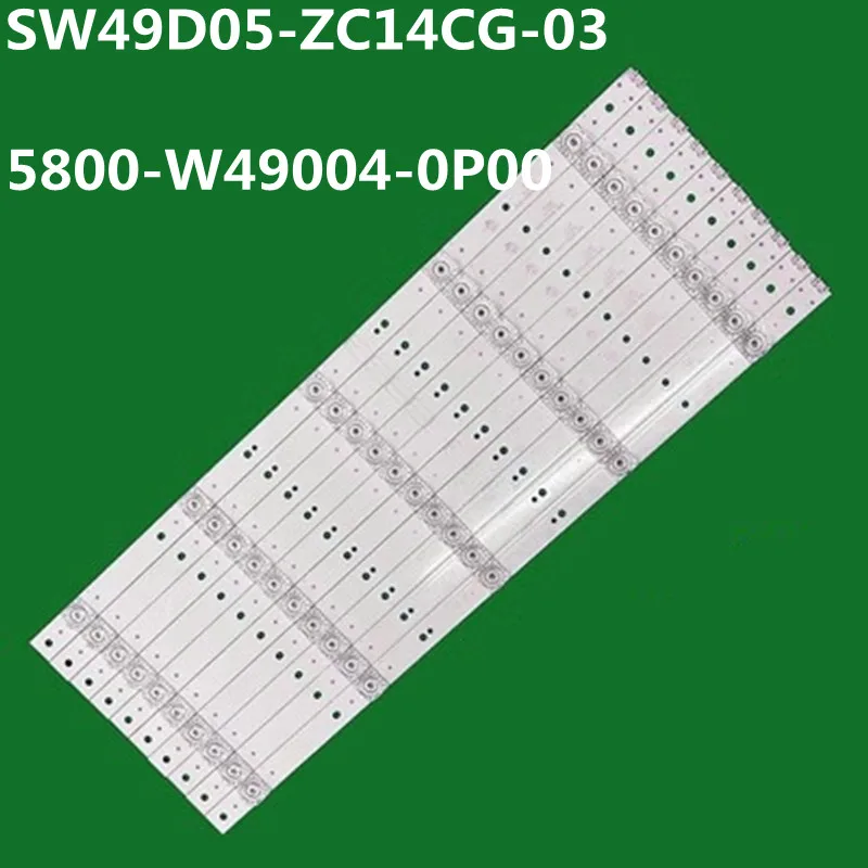 5TV=50PCS LED Backlight Strip 5lamps For 49G6  49U7750VM SW49D05-ZC14CG-03 5800-W49004-0P00  CRH-A49353510055BAREV1.0B RDL490WY