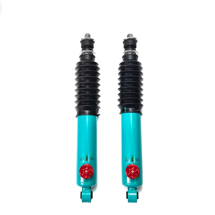 GMW 58mm Diameter Front and Rear Tiffany Blue 6-Stage Adjustable Compression Shock Absorbers with Oil Reduction Feature