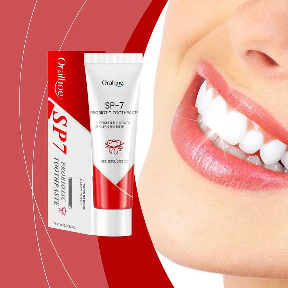 SP-7 Toothpaste Oral Health Management Deep Probiotic Whitening Whitening Breath Triple Fresh Teeth Toothpaste X6L3