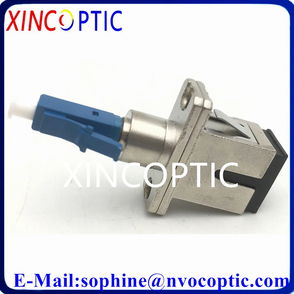 

FTTH LC Male to SC Female Single Mode Simplex Fiber Optic Adapter SC-LC Hybrid Optical Adaptor Coupler Connector For Swithcing