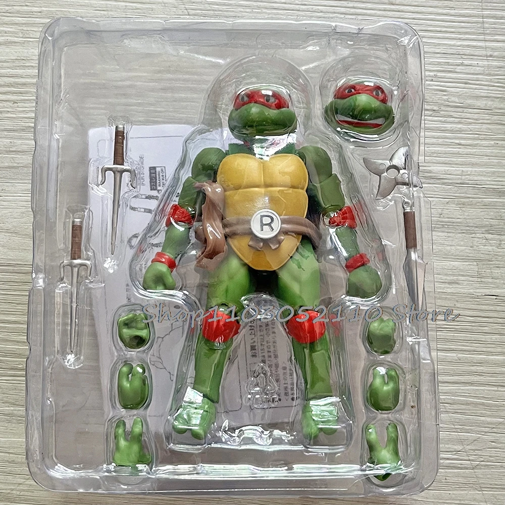 SHF نينجا السلاحف الشكل Neca 1990 نسخة الفيلم السلاحف عمل الشكل رافائيل ليوناردو مايكل أنجلو دوناتيلو نموذج الهدايا