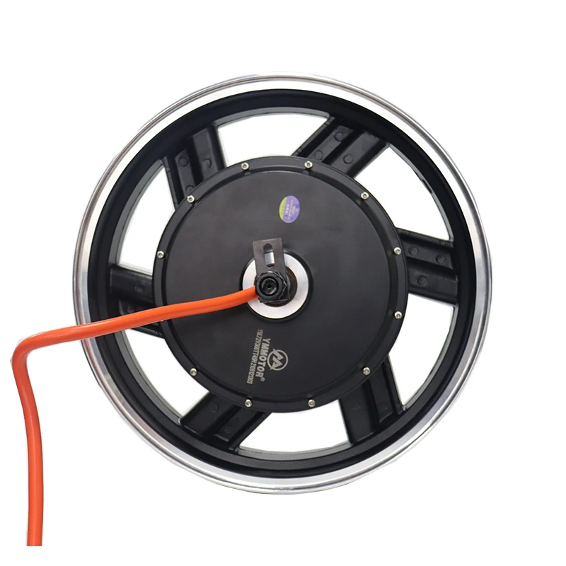 YMMOTOR 17x3.5inch 70KMH 2KW 72V HY V2 Brushless In-Wheel Hub Motor For Electric Motorcycle