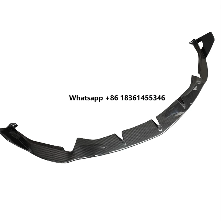 

M Style Front Bumper Lip Hot Press for URUS Dry Carbon Fiber Body Kit Car Bumpers