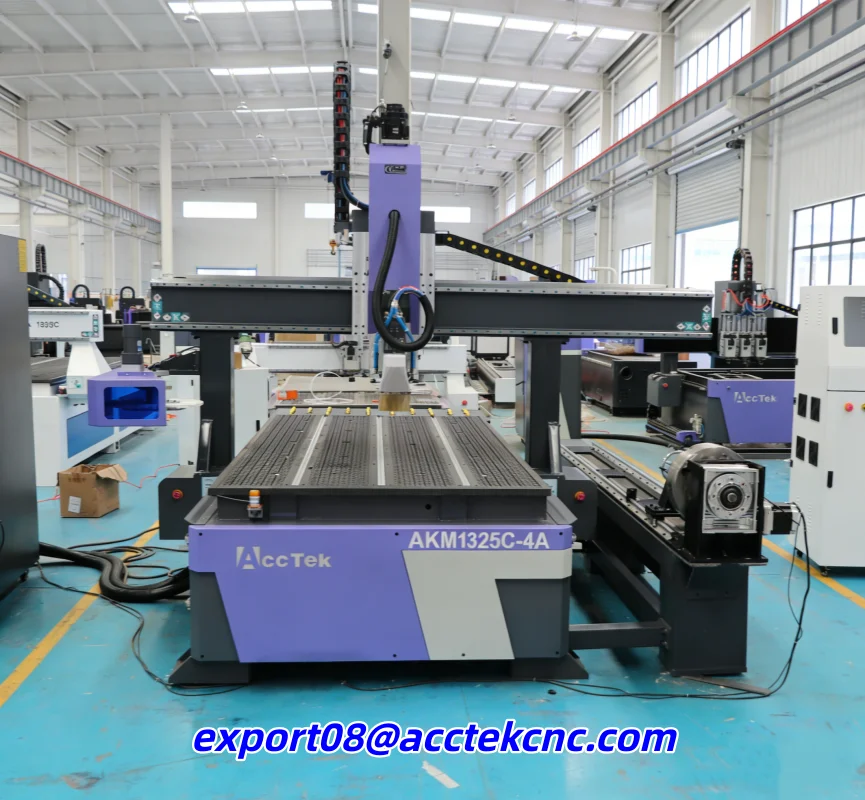 Disk type Tool WoodWorking Machine Router CNC Router Machinery Woodworking Spindle 3d 4 axis Servo Motor Syntec With Rotary AXIS
