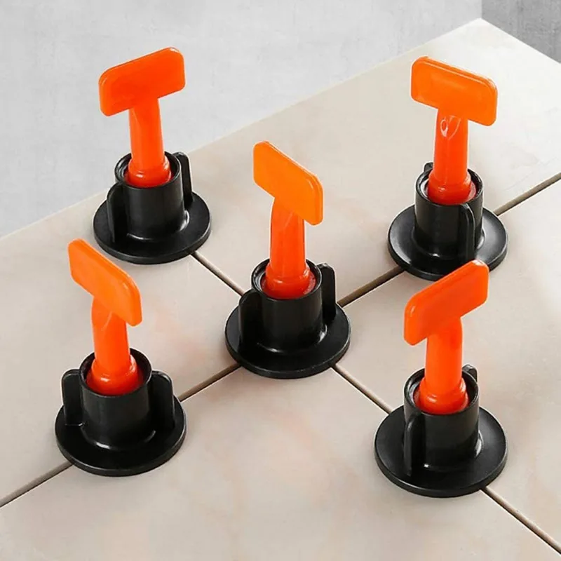 Floor Tile Leveling System Clips Spacers Porcelain Ceramic Leveler Kit For Tile Laying Wall Fixing Construction Tools