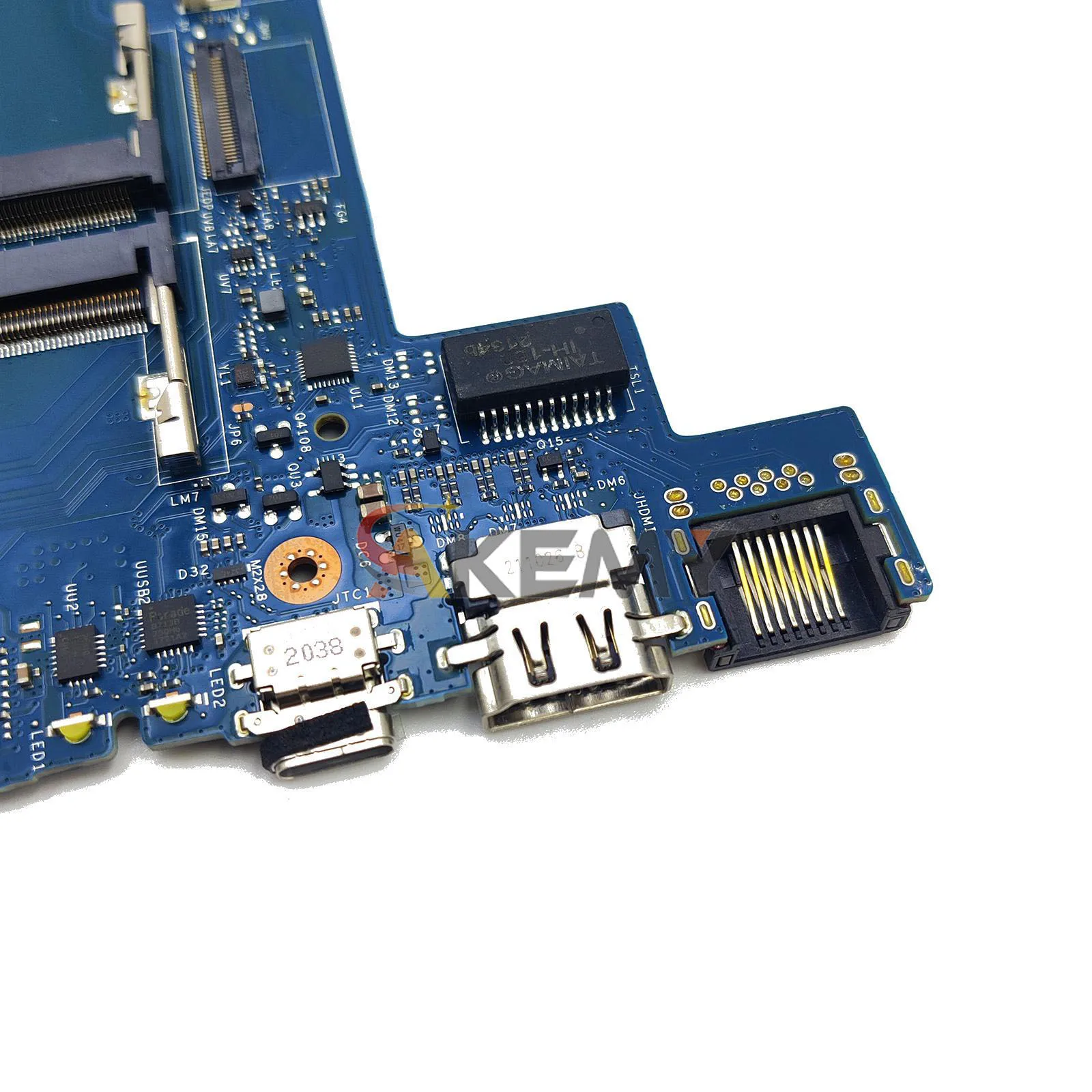 LA-K205P Voor HP 15-DW Laptop Moederbord Met R3 R5 R7 CPU DDR4 100% Volledig Getest