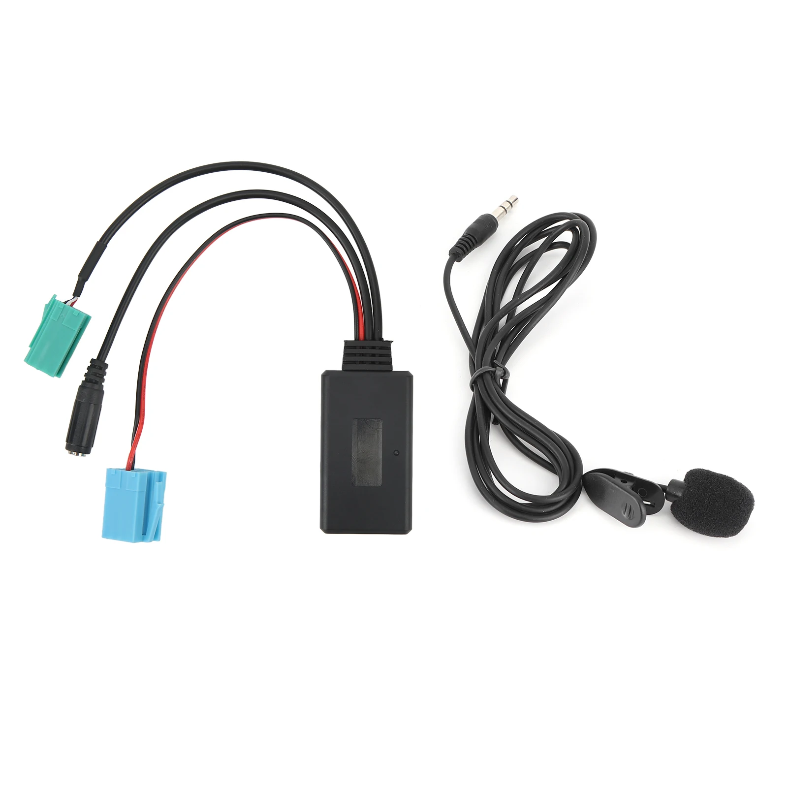 6Pin Bluetooth Audio Cable Car Stereo AUX‑IN Adapter with Microphone Fit for Renault Clio/Espace/Megane 