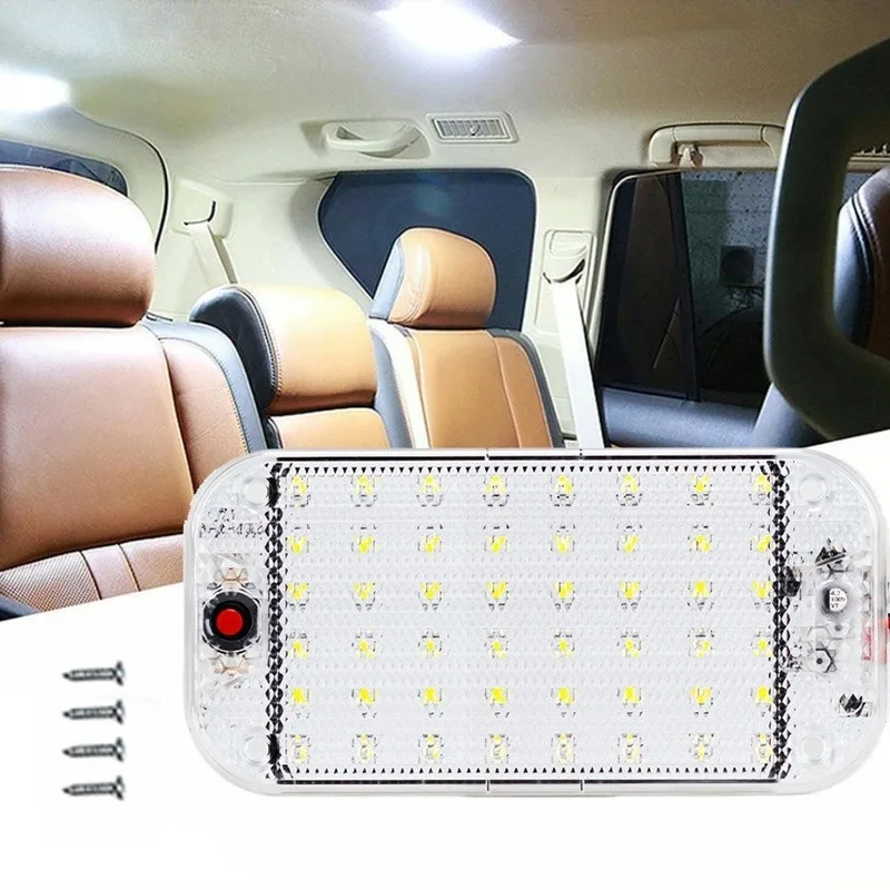 Car Compartment Lights Waterproof Car Interior Lighting Reading Light Box Truck Lights Driver'S Cab RV Room Lights LED Universal