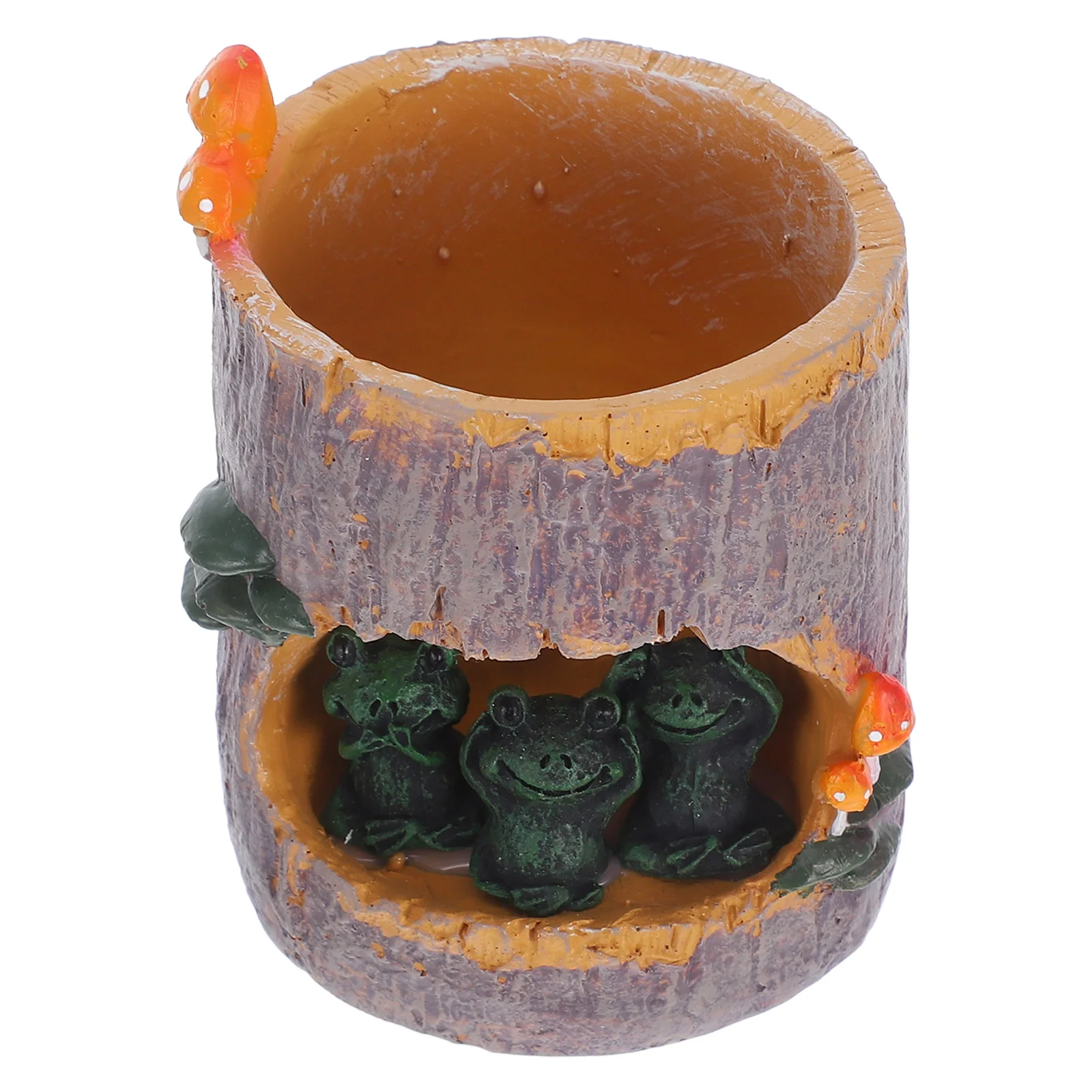 

Resin Flower Pot Green Succulent Planter Box for Indoor Outdoor Garden Decor Shelf Storage Fairy Terrarium Home Office Use