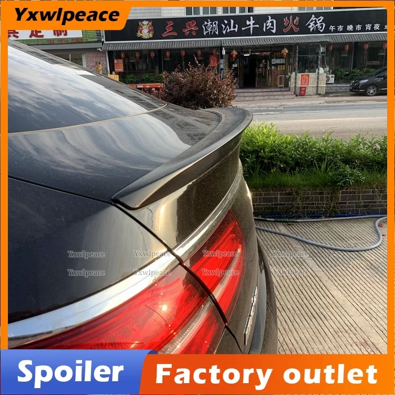 

For Mercedes Benz GLE Coupe 2016 2017 2018 High Quality ABS Plastic Car Tail Wing Trim Unpainted Color Trunk Spoiler