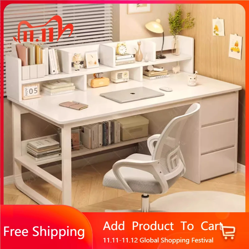 

Show Drawer Office Desk Organizer Organizers Ergonomic Computer Vanity Office Desk Study Reception Tavolino Trendy Furniture