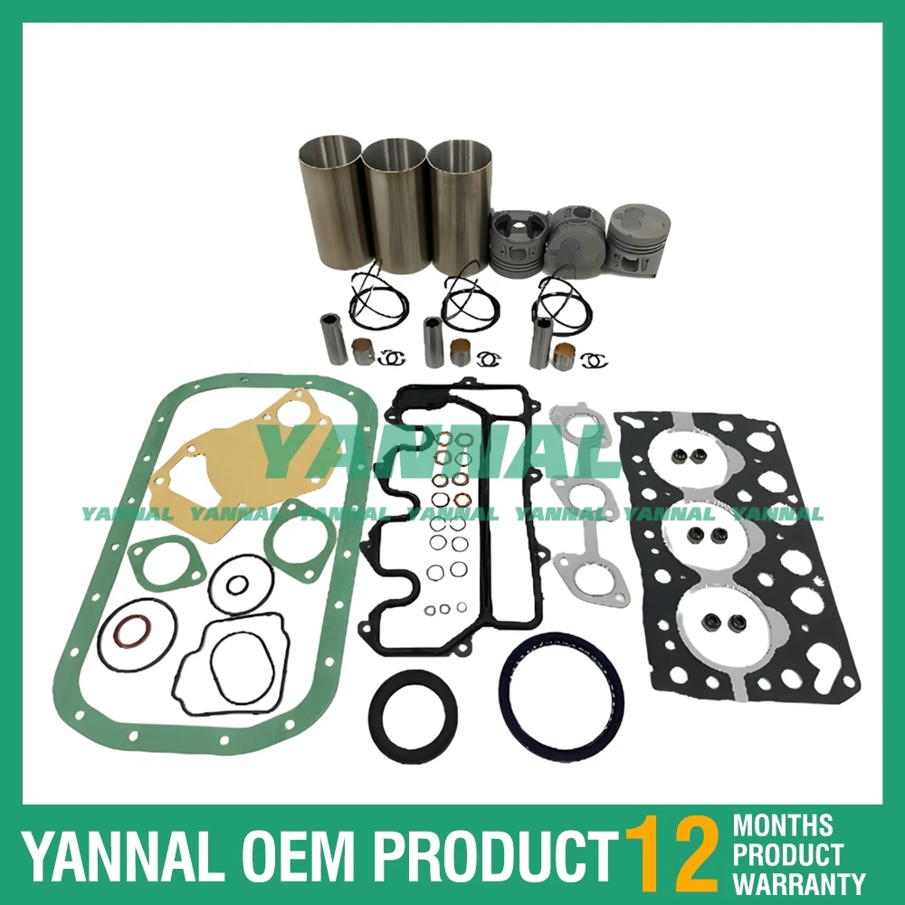 Excellent quality 3LA1 Cylinder Liner Kit With Gasket Set 8-97176889-0 For Isuzu Diesel Engine