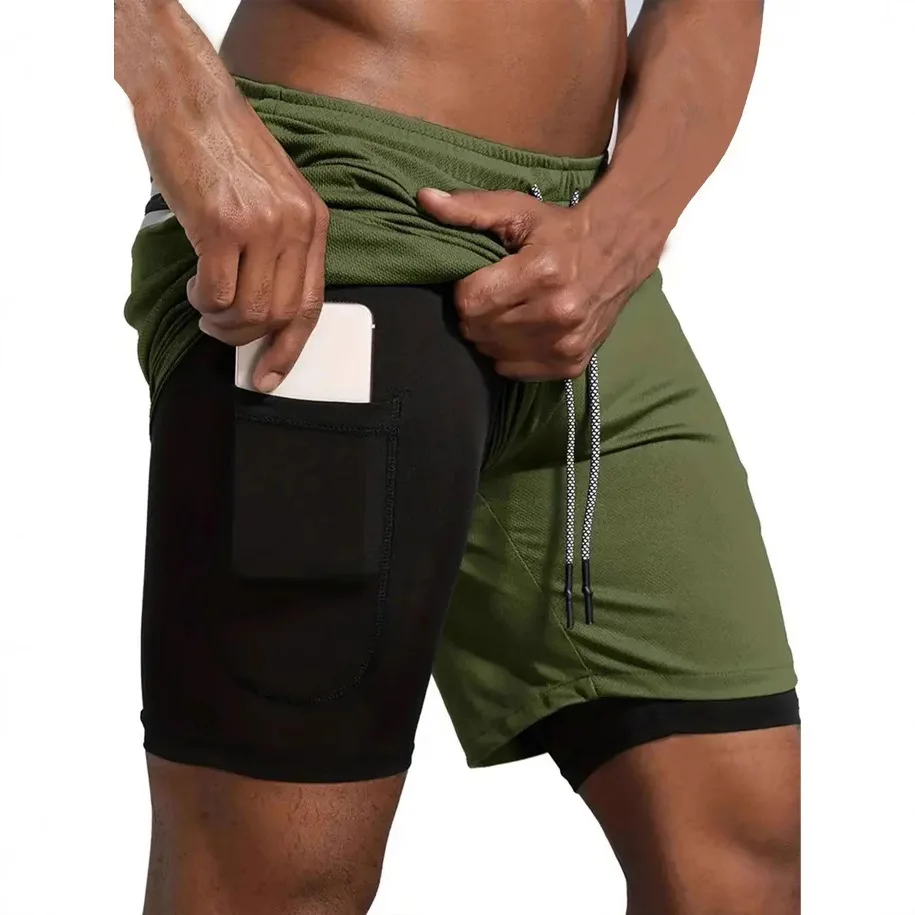 2026 New Fashion Summer Women's Casual Trendy Slim Sports Shorts Breathable Knee Length Quick Drying Running Shorts Male Clothes