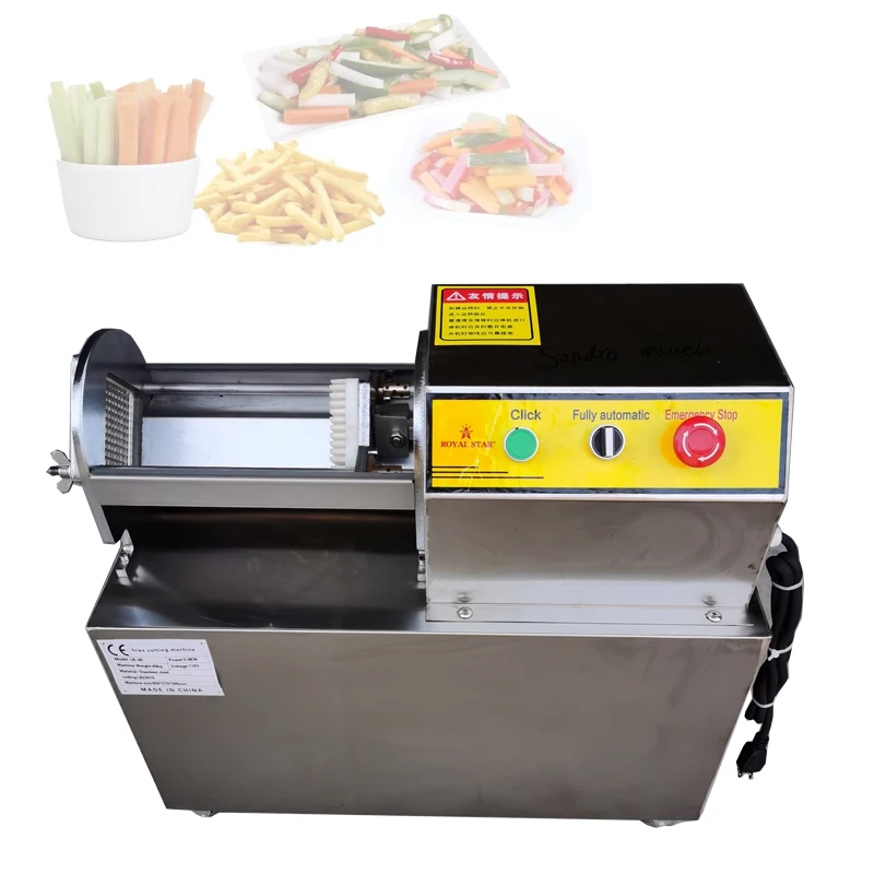 

French Fries Cutting Machine Commercial Electric Potato Chips Slicer Small Vegetable Fruit Shredding Cutter Machine