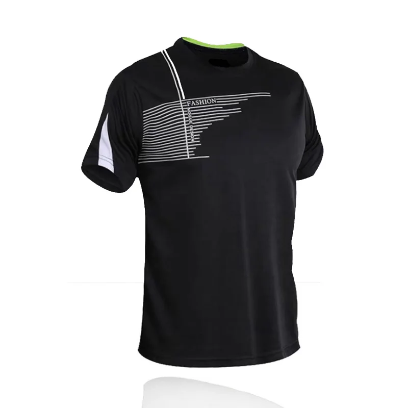 

2025 Gym Summer Quick Dry Breathable Men's T Shirt Outdoor Run Fitness Sports Short Sleeve O-Neck Men Gym Sportswear T-Shirt ﻿