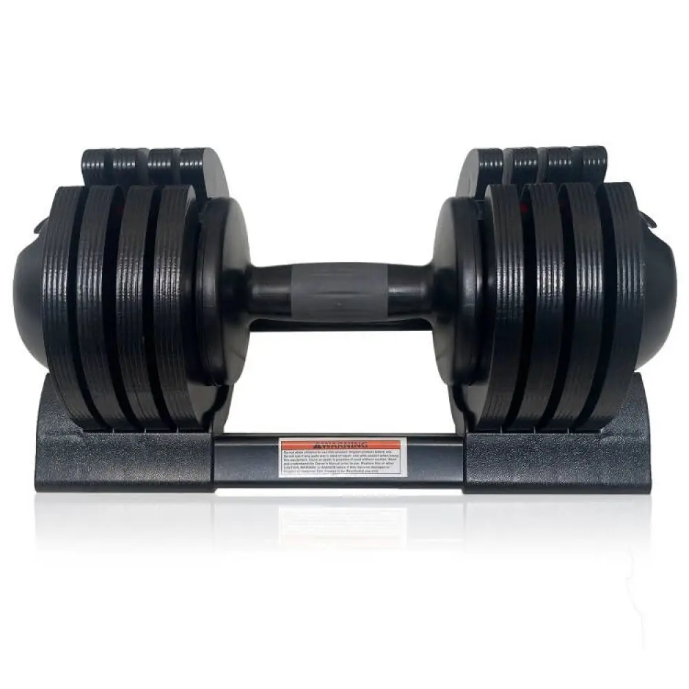 22LBS  ADJUSTABLE DUMBBELL Dumbbell Free Weight Adjust Anti-Slip Metal Handl Ideal for Full-Body Home Gym WorkoutsSTEEL+PLASTIC