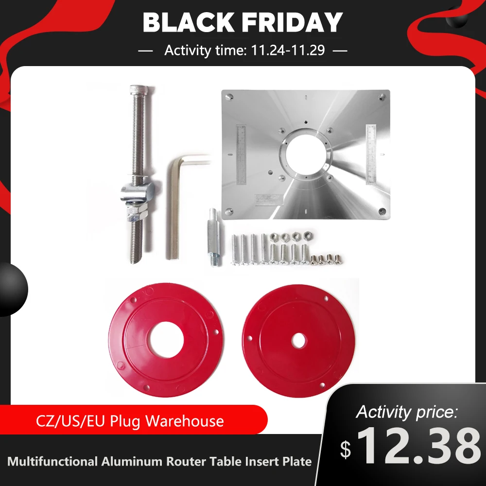 Aluminum Router Table Insert Plate