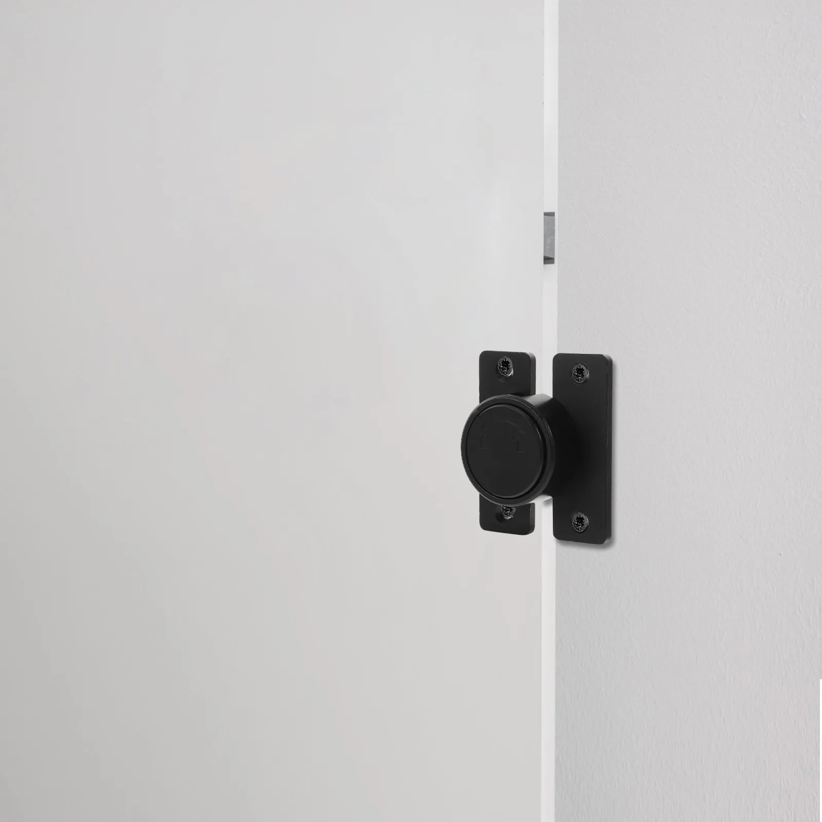 1Set Zinc Alloy Door Lock Rotatable Bolt Latch Door Security Slide Lock for Sliding Fixed Rotating Doors Gate Latch Cable Pull